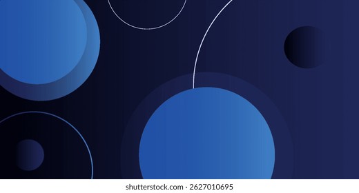 Fundo geométrico azul abstrato. Composição de formas dinâmicas.