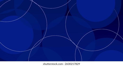 Abstract blue geometric background. Dynamic shapes composition. Eps10 vector