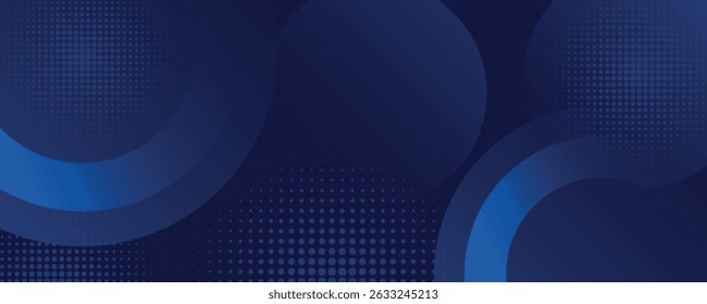 Abstract blue geometric background. Dynamic shapes composition.vector