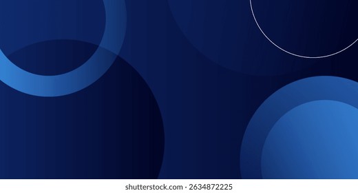 Abstract blue geometric background. Dynamic shapes composition. Vector illustration