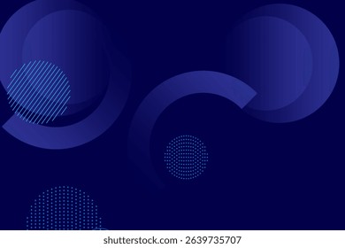 Abstract blue geometric background. Dynamic shapes composition. Eps10