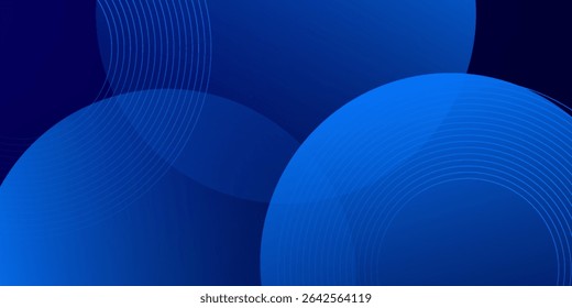 Abstract blue geometric background. Dynamic shapes composition. Eps10 vector
