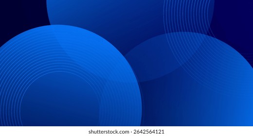 Abstract blue geometric background. Dynamic shapes composition. Eps10 vector