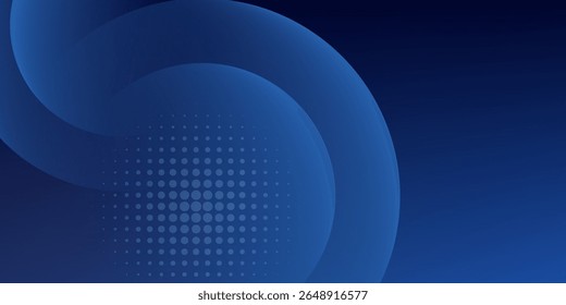 Fundo geométrico azul abstrato. Composição de formas dinâmicas. Vetor Eps10