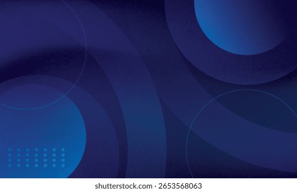 Abstract blue geometric background. Dynamic shapes composition. Eps10 vector