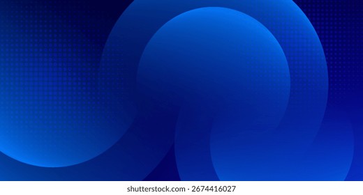 Abstrakter blauer geometrischer Hintergrund. Dynamische Formenzusammensetzung.