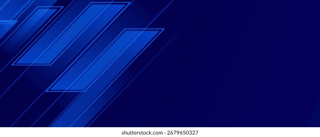 Fondo geométrico azul Abstractas. Composición de Formas dinámicas. Eps 10