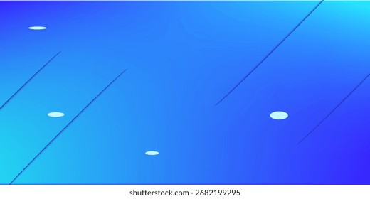 Abstrakter blauer geometrischer Hintergrund. Dynamische Formenzusammensetzung. Vektorgrafik