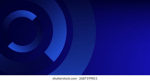 Abstract blue geometric background. Dynamic shapes composition. Eps10 vector