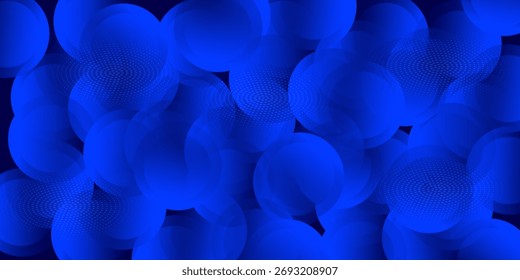 Abstract blue geometric background. Dynamic shapes composition.vector modern eps10.
