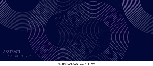 Abstract blue geometric background. Dynamic shapes composition.vector