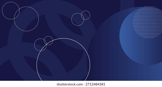 Fondo geométrico azul Abstractas. Composición de Formas dinámicas. Vector Eps10