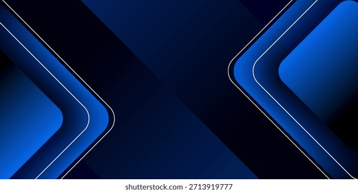 abstract blue geometric background. dynamic shapes composition. eps10