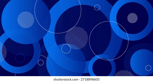 Fondo geométrico azul Abstractas. Composición de Formas dinámicas. Vector Eps10