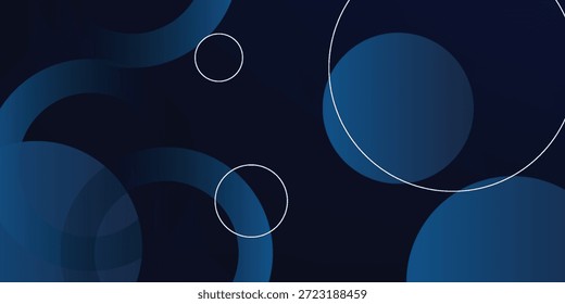 Fundo geométrico azul abstrato. Composição de formas dinâmicas. Ilustração vetorial 