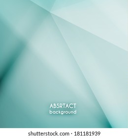 Abstract blue geometric background - eps10 vector