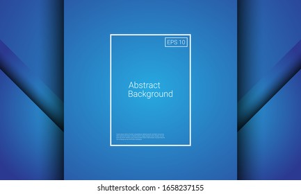 abstract blue geometric background. Fit for cover design, card, and other. 