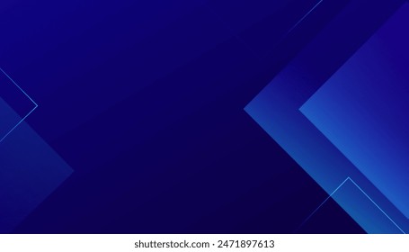Abstrakter blauer geometrischer Hintergrund. Fit für Präsentationsdesign. Bildschirmhintergründe, Broschüre, Poster
