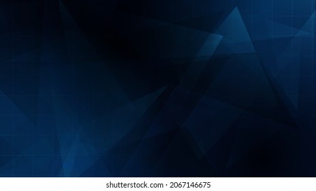 Abstract blue geometric background. futuristic and technology concept. Vector illustration