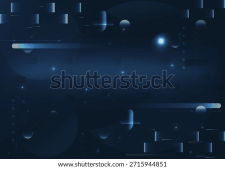abstract blue geometric background inspired by astronomy featuring glowing shapes and light-driven graphic design, created as a modern technology backdrop with clean copy space for your text.
