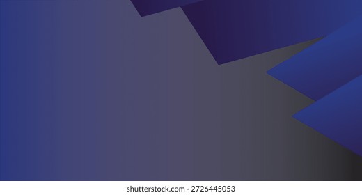 Fundo geométrico azul abstrato com formas angulares em camadas e gradiente suave criando um design moderno limpo