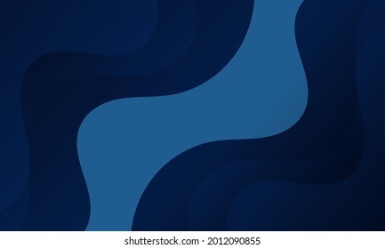 Abstract Blue geometric background. Modern background design. Liquid color. Fluid shapes composition. Fit for presentation design. website, basis for banners, wallpapers, brochure, posters