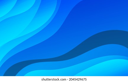 Abstract blue geometric background. Modern background design. gradient color. Fluid shapes composition. Fit for presentation design. website, basis for banners, wallpapers, brochure, posters