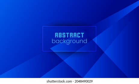 Abstract blue geometric background. Modern Blue background suitable for your design templates such as backgrounds, web design, posters, banners, books, illustrations.