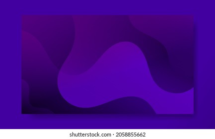 Abstrakter, blauer, geometrischer Hintergrund. Modernes Hintergrunddesign. Farbverlauf-Farbe. Zusammensetzung der flüssigen Formen. Geeignet für Präsentationsdesign. Website, Grundlage für Banner, Bildschirmhintergründe, Broschüren, Poster