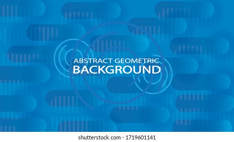 abstract blue geometric background on eps 10
