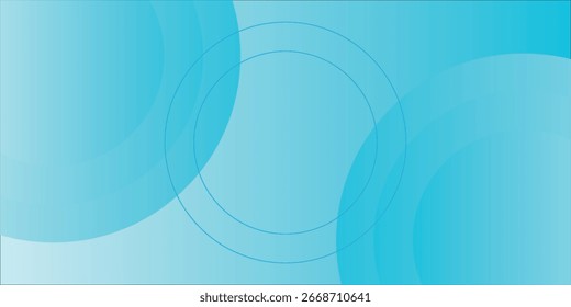 Fondo geométrico azul Abstractas con patrones de círculo superpuestos