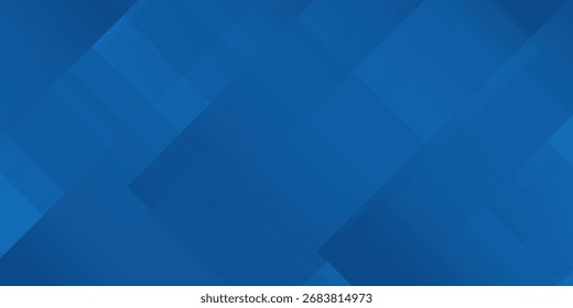 Abstract Blue Geometric Background with Overlapping Transparent Diagonal Shapes, Modern Gradient Design Perfect for Technology, Business, Digital Presentations, Posters, Banners, and Creative Projects