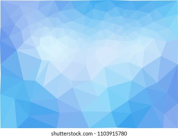 abstract blue geometric background. polygon  texture