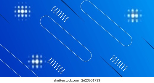 Fondo geométrico azul Abstractas. combinación de formas Ilustración vectorial moderna eps 10