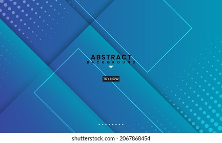 Fondo geométrico azul abstracto. gradación de color suave. concepto futurista para diseño gráfico, fondo, diseño web, afiche, banner, libro, presentación de diapositivas