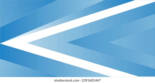 Abstract blue geometric background. smooth color gradation. dynamic and sport banner concept vector illustration