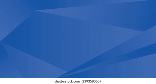 Abstract blue geometric background. smooth color gradation. dynamic and sport banner concept vector illustration modern