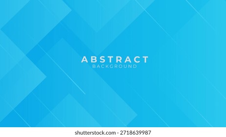 Abstrakter, blauer, geometrischer Hintergrund mit quadratischen Formen und diagonalen Linien im professionellen Clean-Tech-Stil.