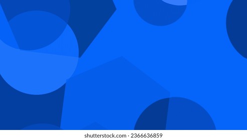 fondo geométrico azul abstracto para la plantilla