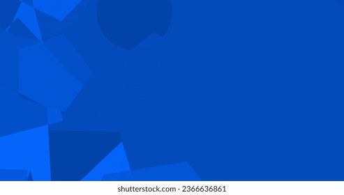 abstrakter, blauer geometrischer Hintergrund für Vorlage