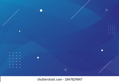 abstract blue geometric background, trendy gradient shape composition. cool background design. vector eps10