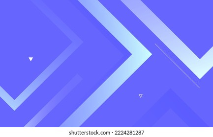 Resumen de fondo geométrico azul con triángulos. Ilustración del vector