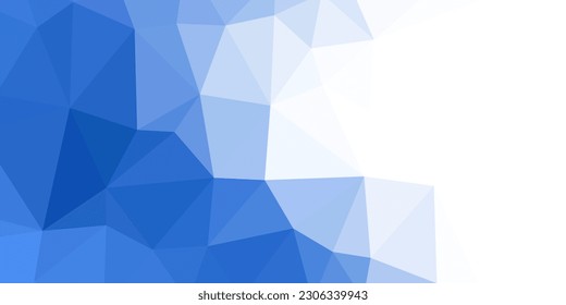 fondo geométrico azul abstracto con forma de triángulos
