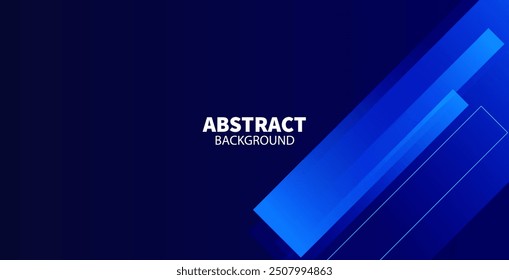 Abstract blue geometric background , vector illustration 