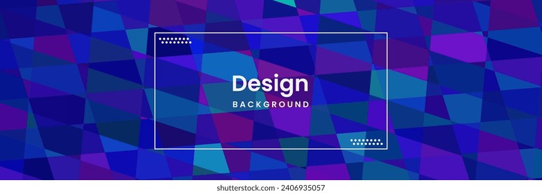 abstract blue geometric background with vibrant color