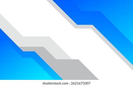 Fondo de Anuncio geométrico azul Abstractas. Ilustración vectorial