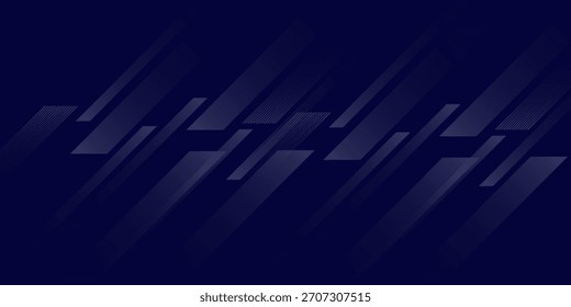 Fondo de Anuncio geométrico azul abstracto con capas diagonales superpuestas. Ilustración vectorial