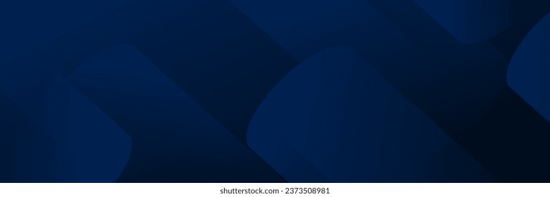 Resumen de fondo de diseño de banner geométrico azul.