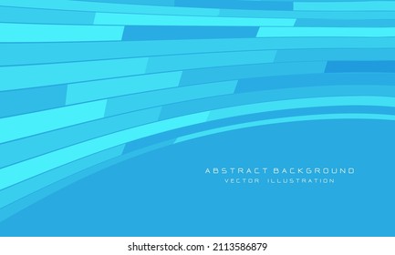Abstract blue geometric with blank space design modern futuristic technology background vector illustration.
