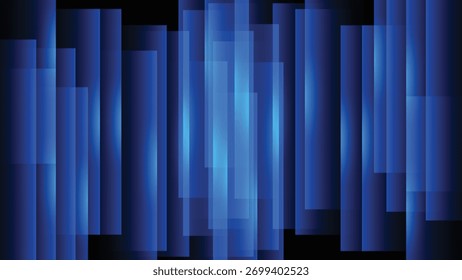 abstract blue geometric color gradient layers. futuristic overlapping graphic design
